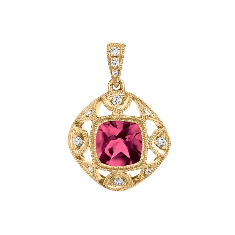 Vintage Rhodolite Pendant