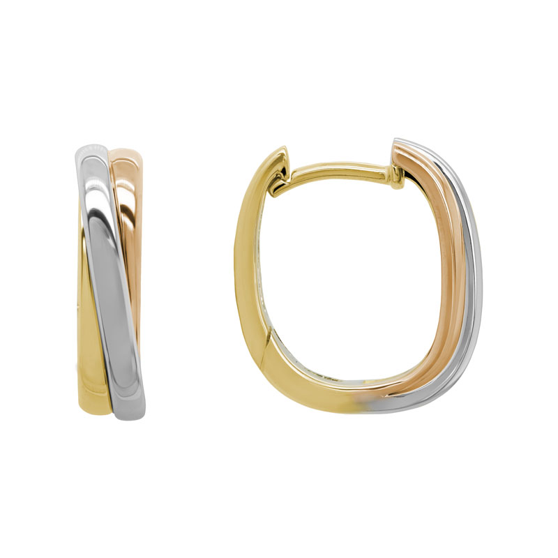 Tri-Color Overlapping Hinged Hoops