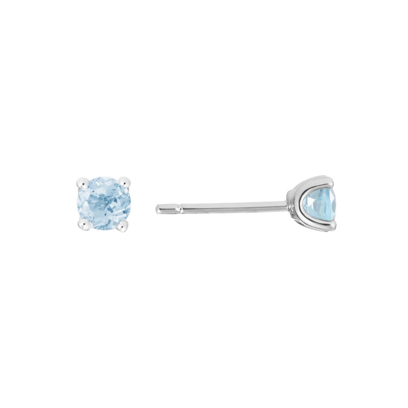 Aquamarine Stud Earrings