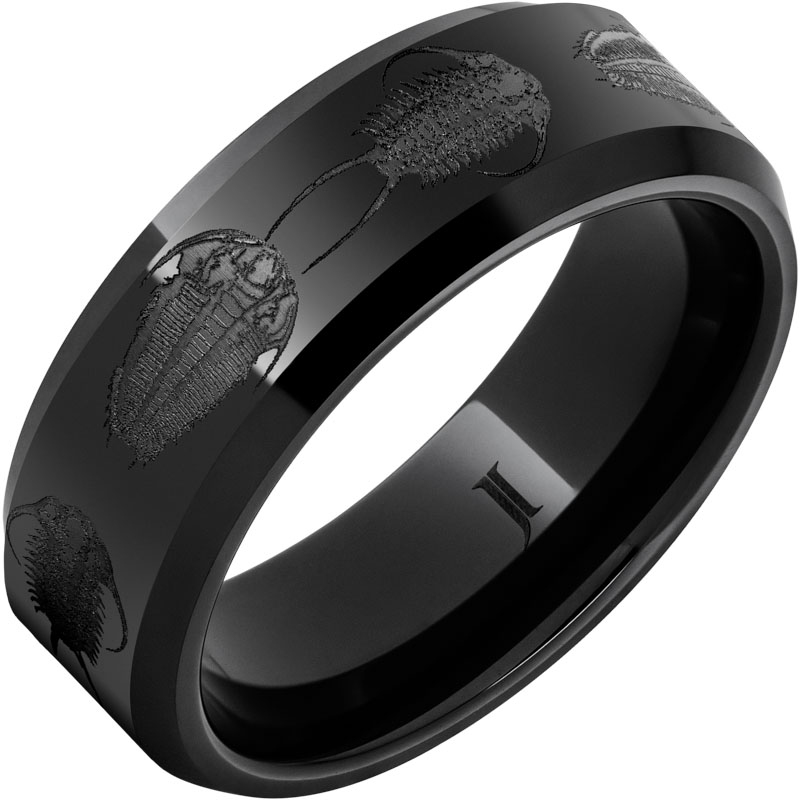 Trilobite - Black Diamond Ceramic&trade; Ring
