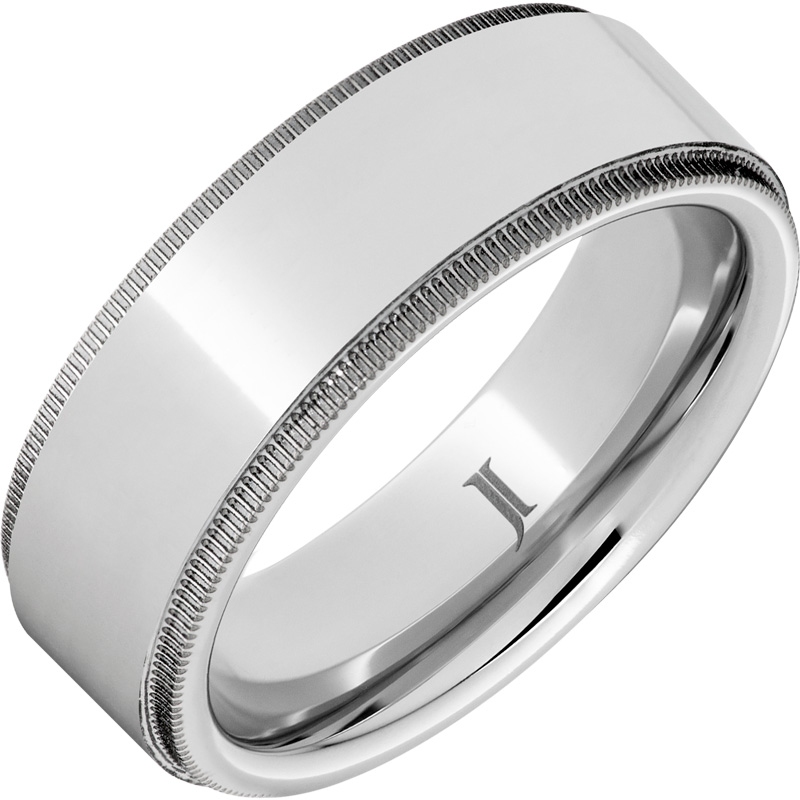 Polished Serinium&reg; Ring with Milgrain Edges