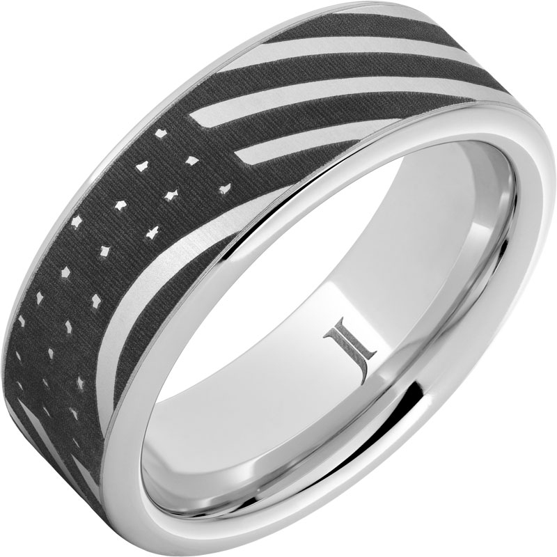 Serinium&reg; American Flag Ring