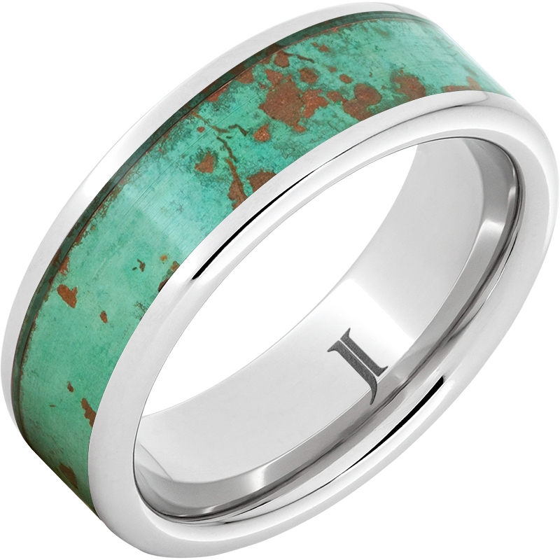Serinium&reg; Royal Copper&trade; Ring with Rustic Patina Inlay