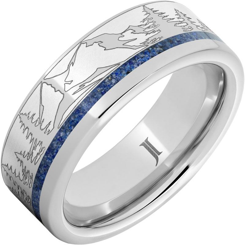 Serinium&reg; Mountain Pine Lapis Ring