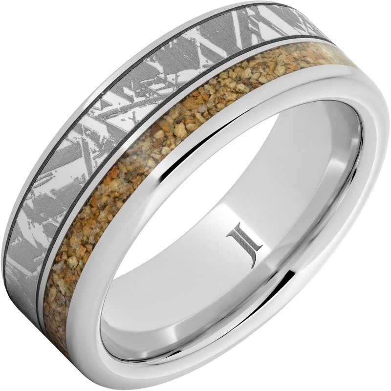 Chicxulub - Serinium&reg; Dinosaur Fossil Inlay Ring