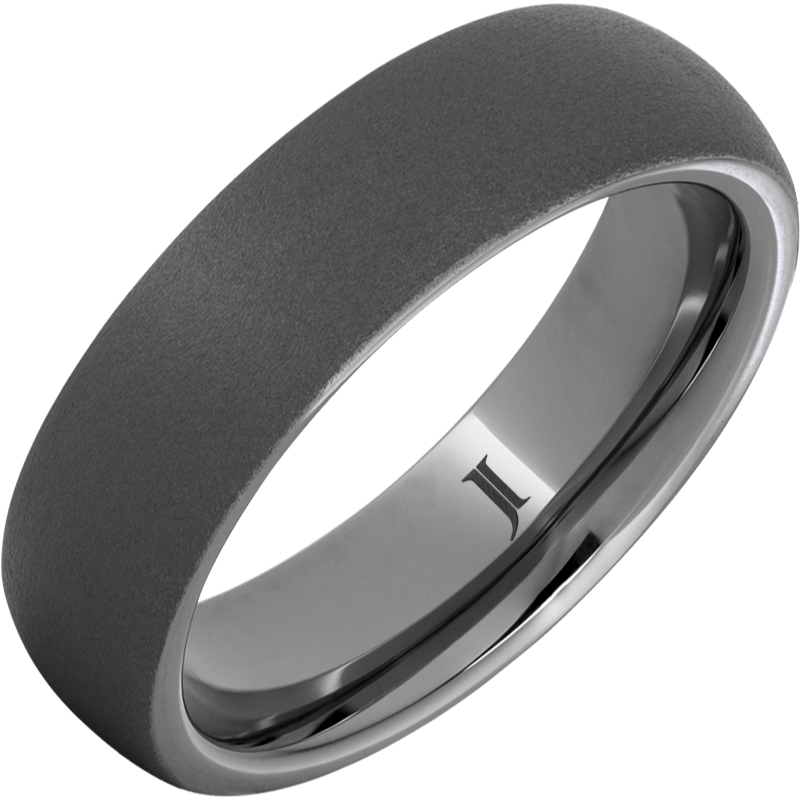 Rugged Tungsten - Ring with Sandblast Finish
